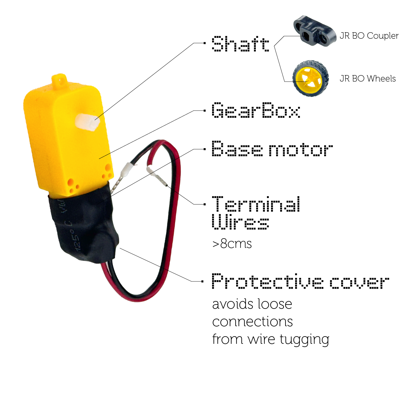 Battery Operated BO Motor 200 RPM - 2pcs