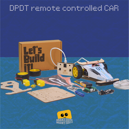 Wired Remote-Controlled Robot Car Kit