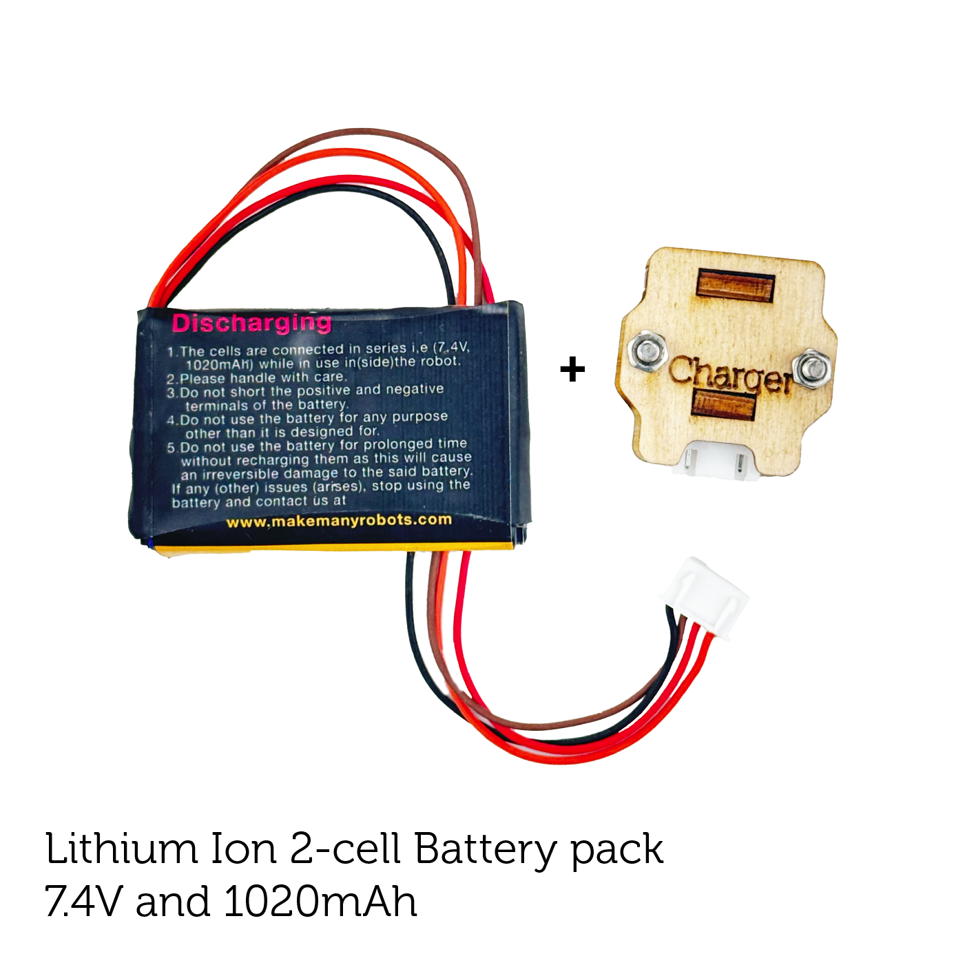 Lithium-ion Battery Pack 7.4V 1020mAh (Charger Included)