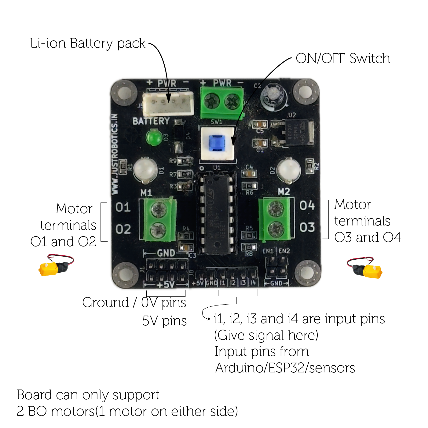 Motor Driver Board L293D